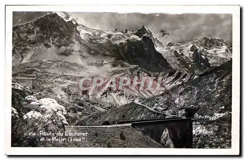 Cartes postales Route du Lautaret et la Meije