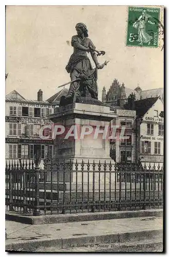 Cartes postales Beauvais La Statue de Jeanne Hachette