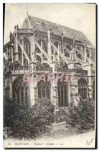 Cartes postales Beauvais Eglise St Etienne