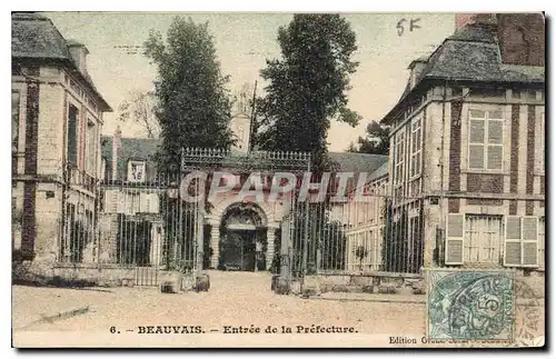 Cartes postales Beauvais Entree de la Prefecture