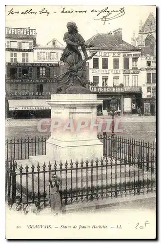 Cartes postales Beauvais Statue de Jeanne Hachette