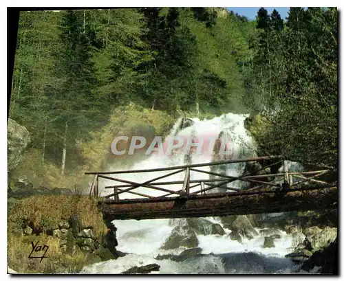 Ansichtskarte AK Cauterets Htes Pyr Cascade de Lutour Classe 3 site de France