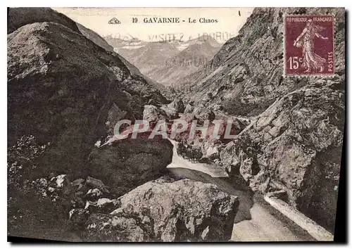 Cartes postales Gavarnie La Chaos