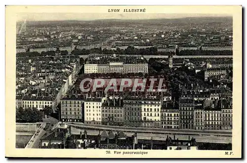 Ansichtskarte AK Lyon Illustre vue Panoramique