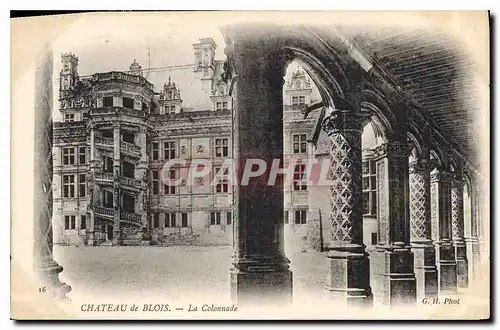 Ansichtskarte AK Chateau de Blois la Colonnade