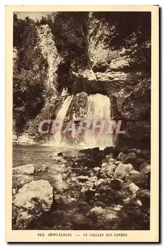 Cartes postales Saint Claude La Cascade des Combes