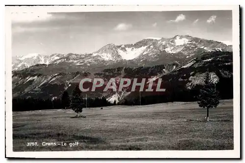 Cartes postales Crans Le Golf