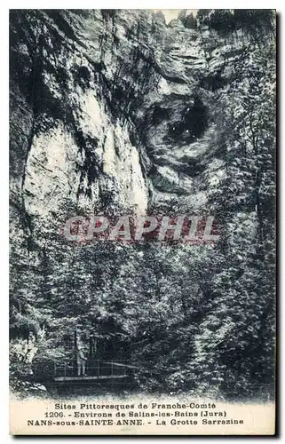 Ansichtskarte AK Environs de Salins les Bains Jura Nans Sous Sainte Anne La Grotte Sarvazine