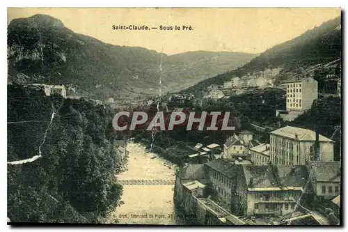 Cartes postales Saint Claude Sous le Pre