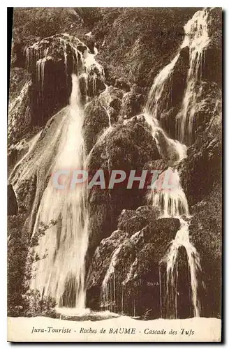 Cartes postales Jura Touriste Roches de Baume Cascade des Tufs