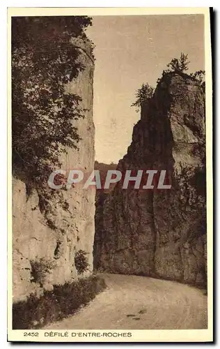 Cartes postales Defile d'Entree Roches