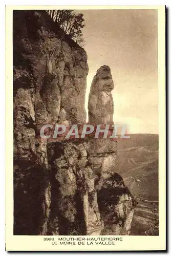 Cartes postales Mouthier Haute Pierre Le Moine De la Vallee