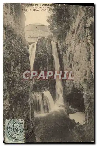 Cartes postales Jura Pittoresque Cascade des Planches en Montagne