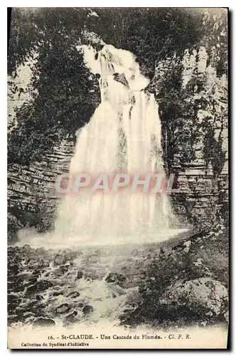 Cartes postales St Claude Une Cascade du Flumen