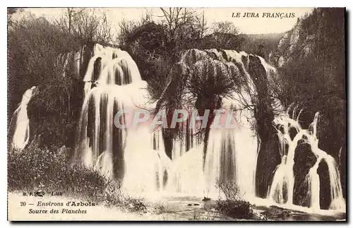 Ansichtskarte AK Le Jura Francais Environs de Arbois Source des Planches