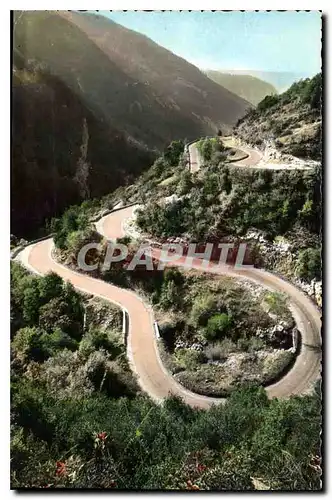 Ansichtskarte AK La Franche Comte Pittoresque Route de Saint Claude a la Faucille Les Lacets de Sept