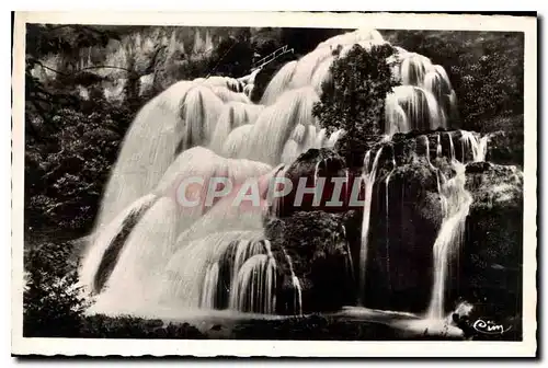 Cartes postales Grottes de Baume les Messieurs Jura. Cascade de Tufs