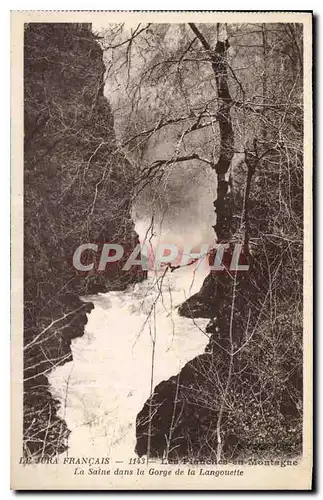 Cartes postales Le Jura Francais les Planches en Montagne la Saine dans la Gorge de la Langouette