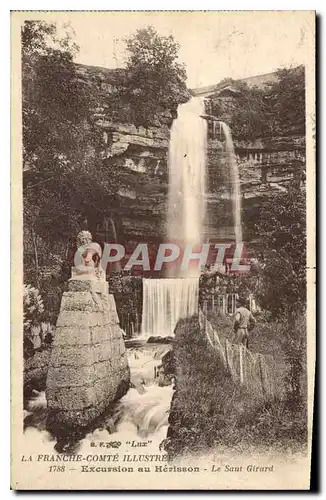 Ansichtskarte AK La Franche Comte Illustree Excursion au Herisson Le Saut Girard