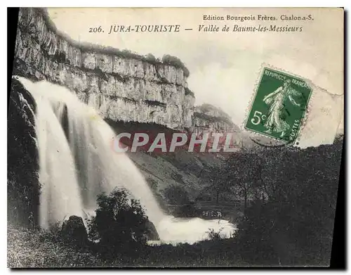 Cartes postales Jura Touriste Vallee de Baume les Messieurs