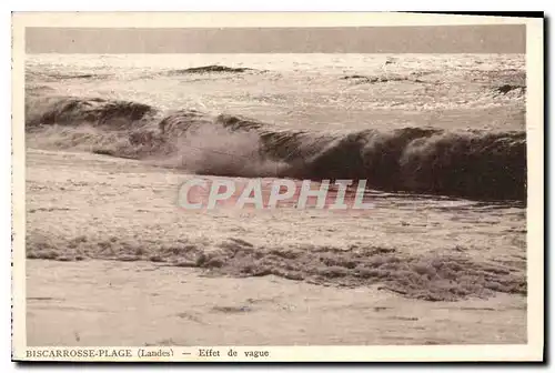 Ansichtskarte AK Biscarosse Plage Landes Effet du Vague