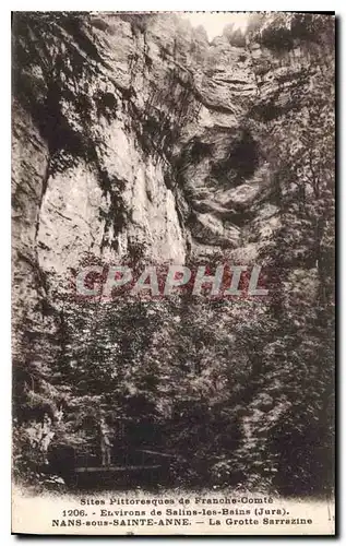 Cartes postales Sites Pittoresque de Franche Comte Environs de Salins les Bains Jura Nans sous Sainte Anne La Gr