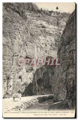 Ansichtskarte AK Le Dauphine Route de Grenoble Au Villard de lans Gorges d'Encins