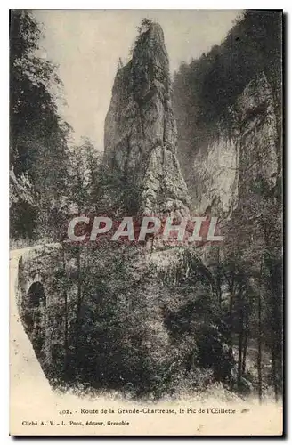 Cartes postales Route de la Grande Chartreuse le Pic ed l'Oilette