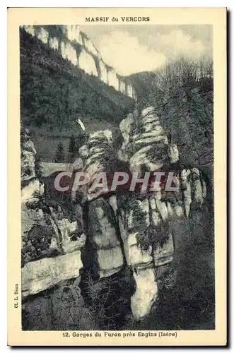 Cartes postales Gorges du Foron Pres Engins Isere