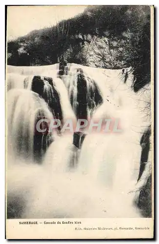 Ansichtskarte AK Sassenage Cascade du Gouffre bleu