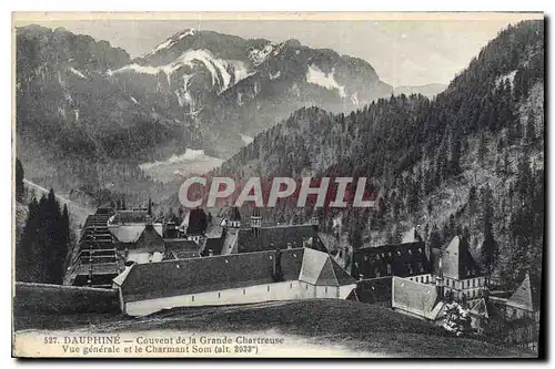 Ansichtskarte AK Dauphine Couvert de la Grande Chartreuse Vue generale et le Charmant som alt 2033