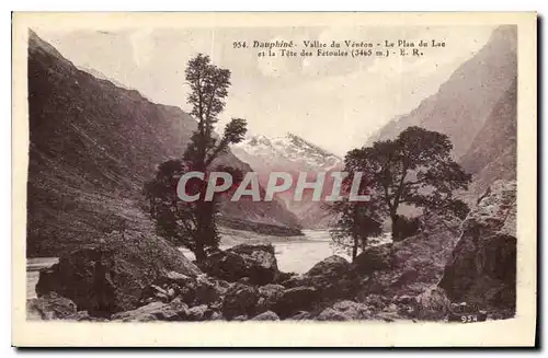 Cartes postales Dauphine Vallee du Venton Le Plan du lac et la Tete des Fetoules 3465 m