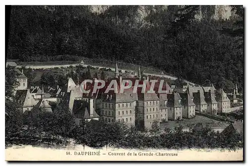 Cartes postales Dauphine Couvent de la Grande Chartreuse