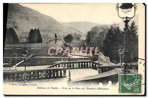 Ansichtskarte AK Chateau de Vizille Veu sur le Parc de l'Escalier d'Honneur