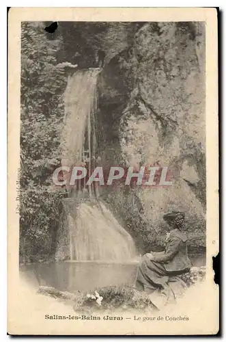 Cartes postales Salins des Bains Jura le gour de Conches