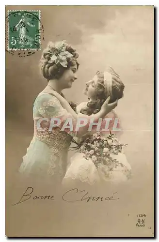 Cartes postales Bonne Fete Femme Enfant