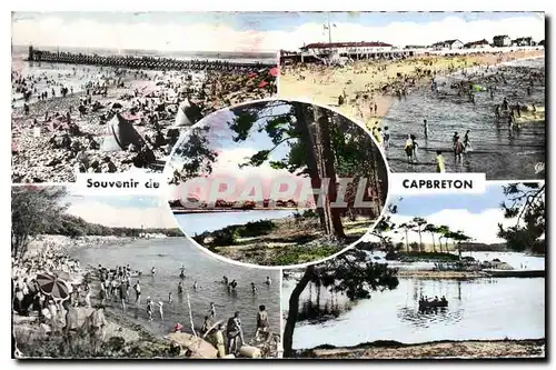 Ansichtskarte AK Capbreton Estacade Plage Bords du Canal Plage du Bourret Canal