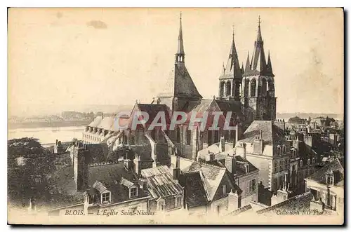 Cartes postales Blois l'Eglise Saint Nicolas