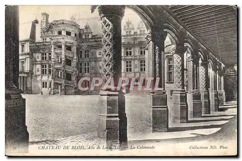 Ansichtskarte AK Chateau de Blois Aile de Louis XII la Colonnade