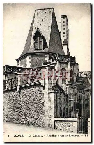 Cartes postales Blois le Chateau Pavillon Anne de Bretagne