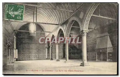 Cartes postales Blois le Chateau La Salle des Etats Generaux