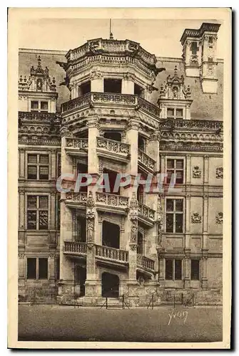 Cartes postales Chateau de la Loire Chatea de Blois Escalier Francois