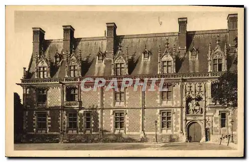 Cartes postales Blois Loir et Cher Le Chateau Facade Louis XII