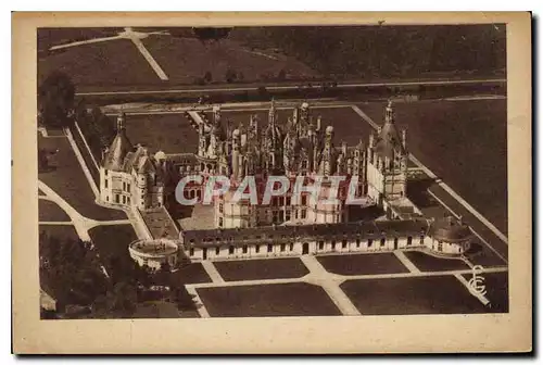 Cartes postales Croisiere Aerienne Aux Chateau de la Loire Chateau de Chambord