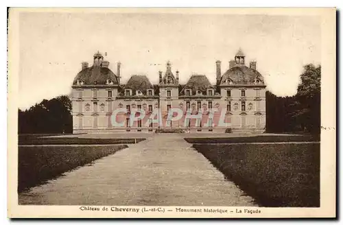 Ansichtskarte AK Chateau de Cheverny Monument Historique La Facade