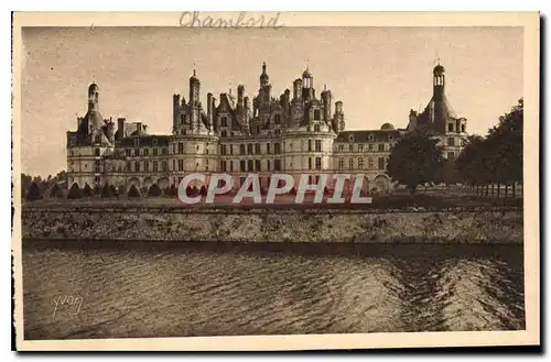 Ansichtskarte AK Chateau de la Loire Chateau de Chambord Facade Nord