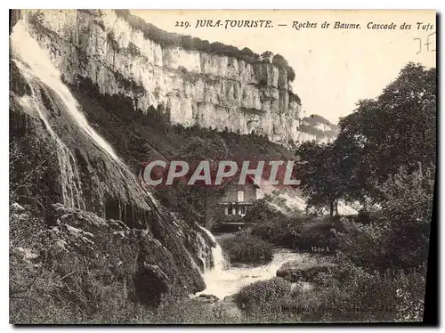 Cartes postales Jura Touriste Roches de Baume Casade des Tufs