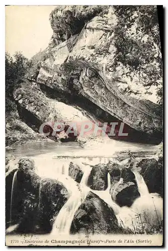 Cartes postales Environs de Champagnole Jura Perie de l'Ain Sortie