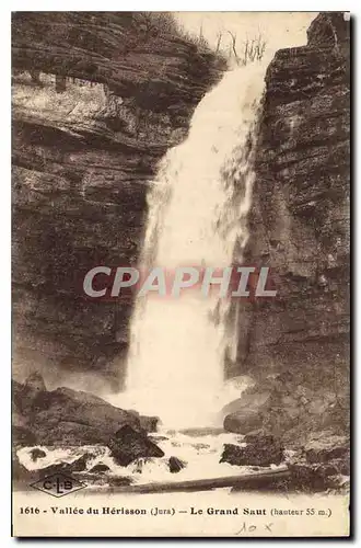 Ansichtskarte AK Vallee du Herisson Jura Le Grand Saut hauteur 55 m