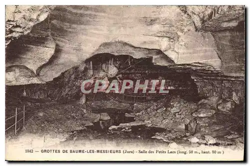 Cartes postales Grottes de Baume les Messieurs Jura Salle des Petis lacs